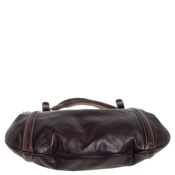 LARGE GUCCI HOBO CROSSBODY LEATHER BAG - Picture 11 of 16